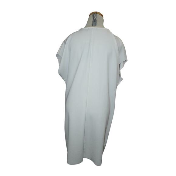 Zara Shift Dress – Size Medium  White Red Floral V-Neck Sleeveless Pullover  NWT - Picture 6 of 10